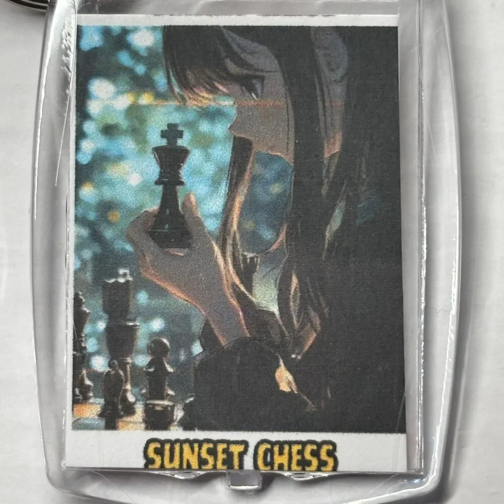 Up Close - Chess Photo Keychain - Picture 2 of 3